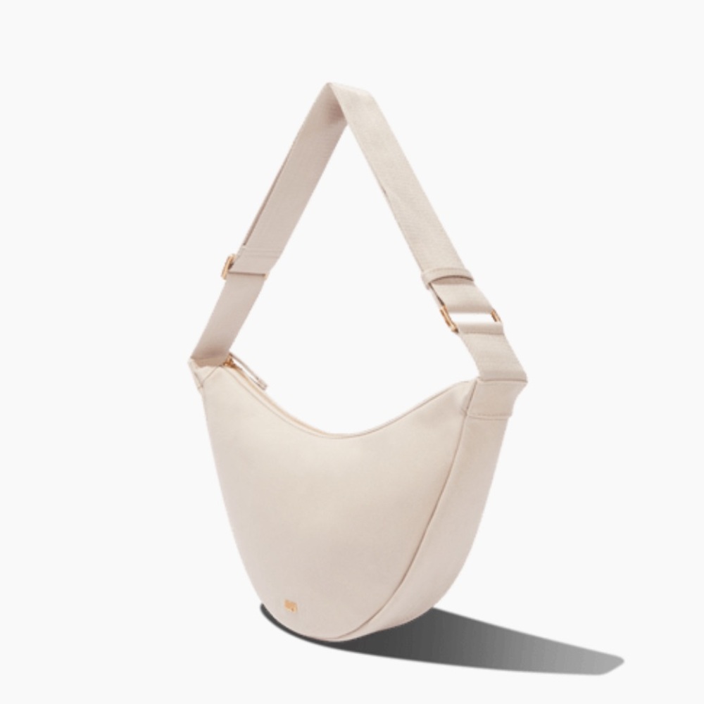 JULY Taupe Everyday Crescent Bag